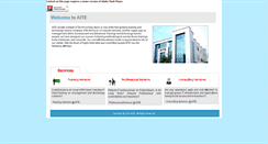 Desktop Screenshot of aite.co.in